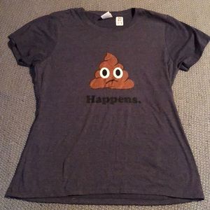 Shit happens T-shirt emoji